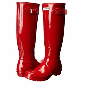 Red Hunter Rainboots